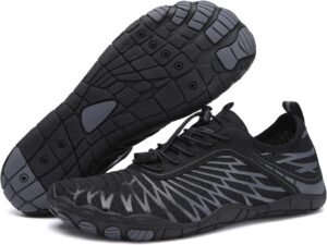 Hike Barefoot Shoes for Womens Mens, 2025 New Comfortable Healthy&Non-Slip Barefoot Vitality Shoes Women's Minimalist Athletic Footwear, Wide Toe Box Water Shoe for Women Men,Hiking Walking Daily Wear