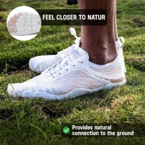 Hike Barefoot Shoes for Womens Mens, 2025 New Comfortable Healthy&Non-Slip Barefoot Vitality Shoes Women's Minimalist Athletic Footwear, Wide Toe Box Water Shoe for Women Men,Hiking Walking Daily Wear - Image 3