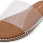 Shoe Land Women’s Flat Sandals 2025 – Comfortable Slide Sandals with Cushioned Footbed | Dressy Open Toe Summer Sandals for Beach, Travel & Everyday