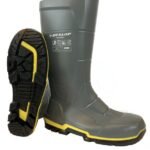DUNLOP Protective Footwear, Acifort MetMAX, 100% Waterproof Polyblend PVC Material, Comfortable, Flexible, Lightweight and Durable Protective Footwear, MZ2LE02.11, Size 11 US