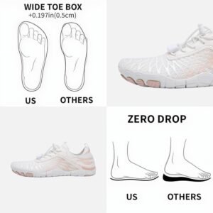 SkinPro Grounding Barefoot Shoes with Copper Plug – Minimalist Zero-Drop Shoes for Men & Women – Breathable, Lightweight, Flexible Sole – Wide Toe Box for Natural Foot Movement - Image 3