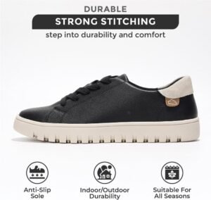 Project Cloud Tennis Shoes Womens Sneakers - Memory Foam Non Slip Fashion Ladies Shoes for Women Footwear - Lightweight Lace Up Comfortable Platform Sneakers (Paisley) - Image 3