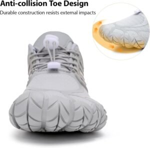 Hike Barefoot Shoes Women Wide Toe Box Zero Drop Minimalist Shoes for Workout Cross-Trainer Walking Hiking Water Grounded Footwear - Image 4