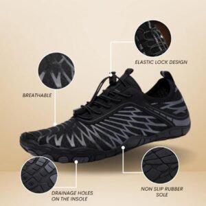 Hike Shoes Footwear Barefoot Womens,Pro Barefoot Shoes,Wide Toe Box Healthy & Non-Slip Barefoot Outdoor Shoes Unisex - Image 4