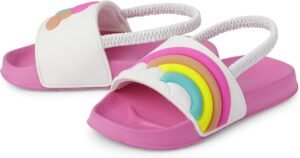 The Children's Place Girl's Baby Toddler Everyday Slide Sandals with Backstrap - Image 3