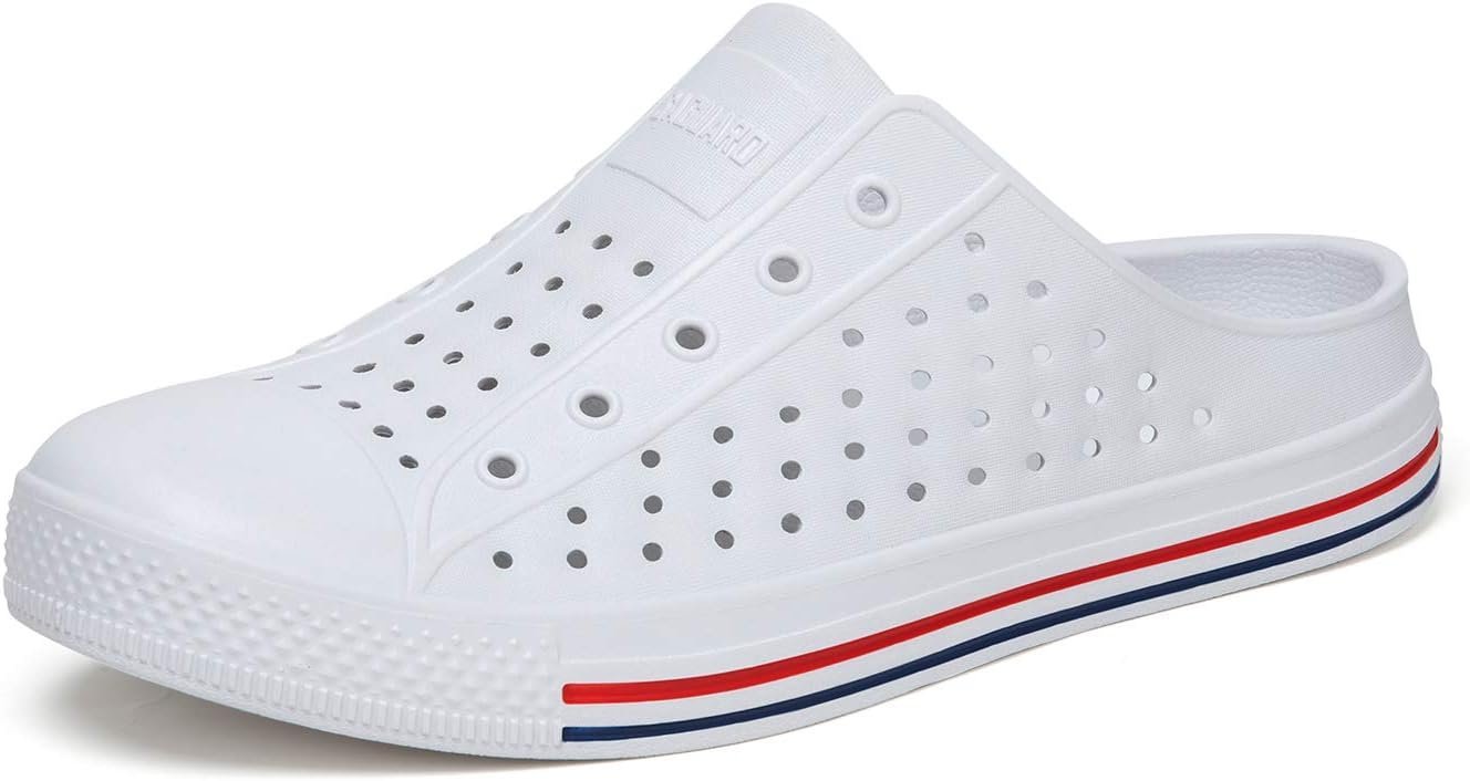 61ZrvBptdsL._AC_SL1500_.jpg SAGUARO Women's Men's Garden Clogs Shoes Casual Slippers Unisex Quick Drying Sandals Summer Anti-Skid Beach Shoes - Image 1