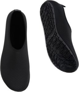 WateLves Water Shoes for Womens Mens Barefoot Quick-Dry Aqua Socks for Beach Swim Surf Yoga Exercise New Translucent Color Soles - Image 2