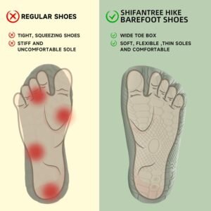 Hike Barefoot Shoes for Womens Mens, 2025 New Comfortable Healthy&Non-Slip Barefoot Vitality Shoes Women's Minimalist Athletic Footwear, Wide Toe Box Water Shoe for Women Men,Hiking Walking Daily Wear - Image 7