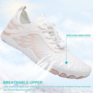 Hike Barefoot Shoes Womens Men,Unisex Barefoot Water Shoes Breathable, Anti-Slip Hiking Footwear for Athletic Wide Toe Shoe Footwear for Hiking, Walking, Running, Yoga, and Water Sports - Image 2