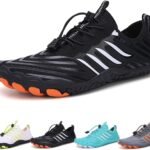 Grounded Footwear for Women Barefoot Shoes, Grounded Footwear for Mens Barefoot Shoes, 2025 New Upgrade Comfortable Lightweight Non-Slip Water Shoes Wide Toe Box