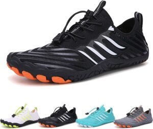 Grounded Footwear for Women Barefoot Shoes, Grounded Footwear for Mens Barefoot Shoes, 2025 New Upgrade Comfortable Lightweight Non-Slip Water Shoes Wide Toe Box