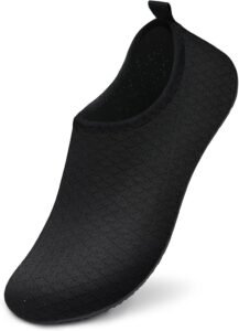 WateLves Water Shoes for Womens Mens Barefoot Quick-Dry Aqua Socks for Beach Swim Surf Yoga Exercise New Translucent Color Soles