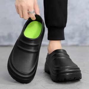 Non Slip Work Shoes for Women Men, Waterproof Slip Resistant Chef Clogs Shoes for Unisex-Adult, Ideal for Kitchen Garden Beach - Image 7