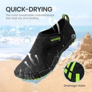 SEEKWAY Barefoot Water Shoes for Kids - Wide Toe Box and Quick-Dry Sand Shoes Toddler for Hiking Swim Beach Pool Kayak Sport Accessories, Camping Essentials Non-Slip for Boys Girls Sizes - Image 2