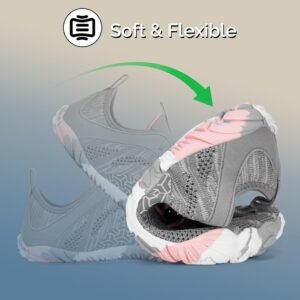 HiGropcore Barefoot Shoes Women Men Hike Minimalist Shoes Wide Toe Box Zero Drop Grounded Footwear for Hiking Walking Daily Wear - Image 6