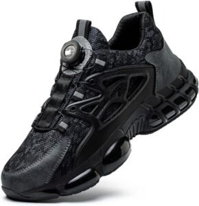 Steel Toe Shoes for Men Women Comfortable Safety Work Sneakers Industrial Non Slip Shoes Lightweight Puncture Proof