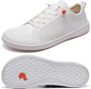 Men's Barefoot Wide Toe Box Shoes - Minimalist Barefoot Shoes with Zero Drop Sole Extra Wide Slip on Walking Shoes for Men