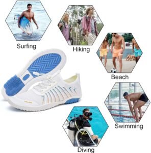 YALOX Water Shoes Men's Women's Swim Shoes Outdoor Beach Barefoot Quick-Dry Aqua Pool Socks Swimming Yoga Surfing Exercise - Image 6