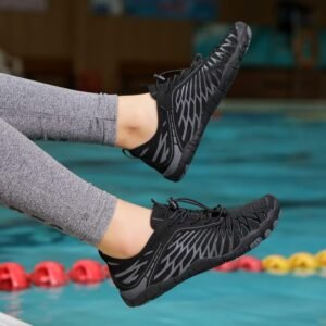 Hike Barefoot Shoes for Women Men with Wide Toe Box, Healthy & Non-Slip Breathable Barefoot Water Shoes Beach Pool Aqua Swim Surf Hiking Walking Shoes - Image 7