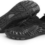 Barefoot Shoes for Women & Men – Minimalist Wide Toe Box Shoes for Natural Posture & Grounding (Black, US Footwear Size System, Adult, Men, Numeric, Wide, 9.5)