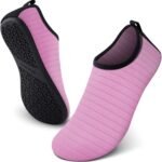 SEEKWAY Water Shoes Women Men Adult Quick-Dry Aqua Socks Barefoot Non Slip for Beach Swim River Pool Lake surf Black SK002(U)
