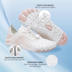 Hike Barefoot Shoes for Women Men, Breathable Non-Slip Athletic Footwear, Wide Toe Water Shoes for Hiking, Non-Slip Neuropathy Shoes for Women Men, Grounded Comfort wear - Image 4