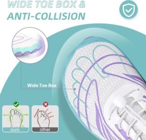 Hike Barefoot Water Shoes Women Men Footwear Wide Toe Quick-Dry Pro Barefoot Swim Beach Breathable Grounding Shoes Non-Slip Aqua Socks Shoe for Pool Walking Kayaking Hiking Surfing - Image 3