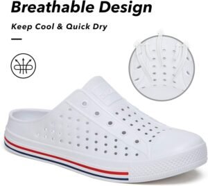 SAGUARO Women's Men's Garden Clogs Shoes Casual Slippers Unisex Quick Drying Sandals Summer Anti-Skid Beach Shoes - Image 3