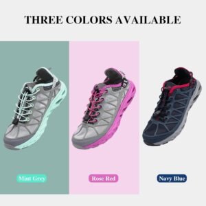 Queday Men's Women's Amphibious Water Shoes Closed Toe Hiking Sandals Summer Outdoor Water Sandal Non-Slip River Shoes Quick Drying - Image 6