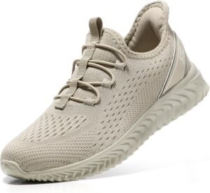 STQ Womens Orthopedic Walking Shoes Comfortable Slip on Sneakers for Plantar Fasciitis