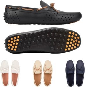 People Footwear Boat Shoes, Eco-Friendly Water Shoes with Bloom Material, The Stylish Rubber Loafers are Comfort, Lightweight, Waterproof & Anti-Slippery