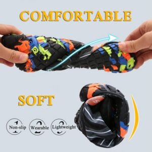 Water Shoes Men Women Barefoot Shoes Outdoor for Beach Aqua Swim Pool River Water Quick Dry Boating Fishing Diving Surfing with Yoga Aerobics - Image 3