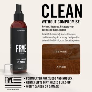 Frye Suede & Nubuck Cleaner: Non-Toxic & Made in the USA. Clean and Restore Suede & Nubuck Shoes, Boots, Jackets, Bags, Purses and More. Safe for Any Color & White - Image 2