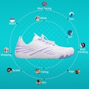 Hike Barefoot Shoes for Women Men, New Barefoot Footwear, Non-Slip Water Shoes,Breathable Non-Slip Footwear Wide Toe - Image 3