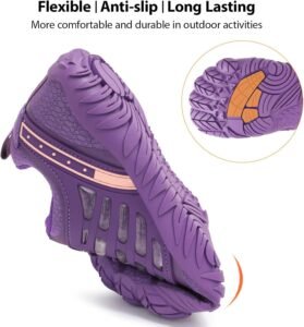 Hike Barefoot Shoes Women Wide Toe Box Zero Drop Minimalist Shoes for Workout Cross-Trainer Walking Hiking Water Grounded Footwear - Image 5