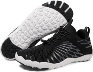 Thickened Hike Shoes Footwear Barefoot Womens, Zero Drop Wide Toe Box Shoes Men Women, Pro - Healthy & Non-Slip Barefoot Footwear, Minimalist Hiking Walking Athletic Cross Training Sneakers