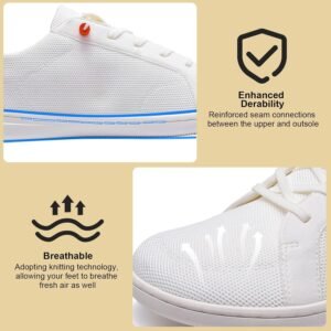 Men's Barefoot Wide Toe Box Shoes - Minimalist Barefoot Shoes with Zero Drop Sole Extra Wide Slip on Walking Shoes for Men - Image 5