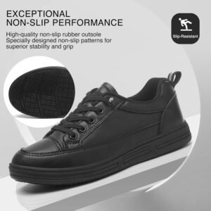 Treesky Non Slip Work Shoes for Women in Food Service - Slip Resistant, Waterproof, Comfortable & Lightweight Sneakers, Suitable for Restaurant, Kitchen & Nursing Crews - Image 2