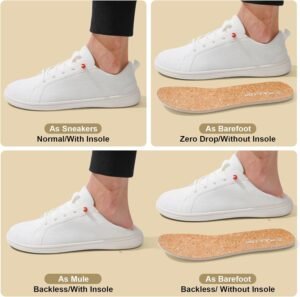 Men's Barefoot Wide Toe Box Shoes - Minimalist Barefoot Shoes with Zero Drop Sole Extra Wide Slip on Walking Shoes for Men - Image 6