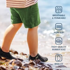 SEEKWAY Barefoot Water Shoes for Kids - Wide Toe Box and Quick-Dry Sand Shoes Toddler for Hiking Swim Beach Pool Kayak Sport Accessories, Camping Essentials Non-Slip for Boys Girls Sizes - Image 6