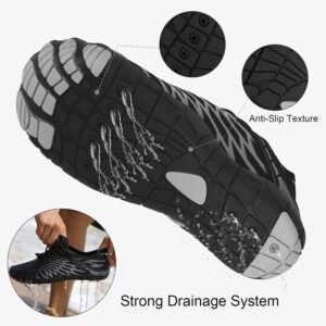 Hike Barefoot Shoes Womens Mens, Pro Water Shoe Women Men Footwear Barefoot Hike Shoes for Travel, Wide Toe Box Non-Slip Breathable Zero Drop Shoe - Image 4