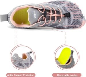 Hike Barefoot Shoes Women Men Non-Slip Healthy Barefoot Shoes Womens Mens Breathable Fashion Trail Rnning Hiking Shoe Womens Mens Wide Toe Zero Drop Shoe - Image 4