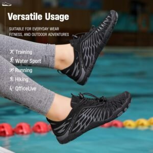 Hike Barefoot Shoes for Womens Mens, 2025 New Comfortable Healthy&Non-Slip Barefoot Vitality Shoes Women's Minimalist Athletic Footwear, Wide Toe Box Water Shoe for Women Men,Hiking Walking Daily Wear - Image 2