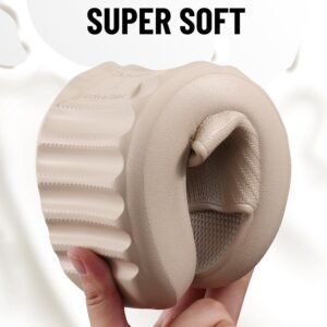 Comwarm Cloud Slide Sandals for Women Men Ultra Comfort Recovery Pillow Slippers Soft Summer Beach Shoes with Low Arch Support - Image 4