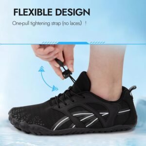 ATHMILE Barefoot Shoes Women Water Shoes Wide Toe Non-Slip Aqua Beach Quick-Dry for Swim Kayak Lake Pool River Hiking Surfing Boating Fishing Diving Cruise Ship Essentials - Image 6