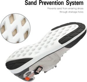 Kricely Water Shoes Men Quick Dry Aqua Shoes Swim Shoes for Men Non-Slip Beach Shoes Outdoor for Surfing - Image 3
