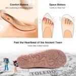 UIN Women's Blossom Slip On Shoes Colorful Comfortable Lightweight Art Travel Sneakers Casual Floral Stylish Everyday Loafers