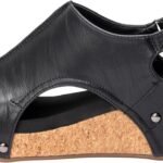 Corkys Footwear Women's Volta II Wedge Sandal - 2 Inch Cushioned Wedge, Hook & Loop Closure for Comfort & Style, Perfect for Casual & Dressy Outfits, All Day Wear