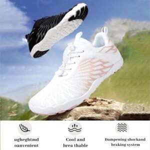Thickened Hike Shoes Footwear Barefoot Womens, Zero Drop Wide Toe Box Shoes Men Women, Pro - Healthy & Non-Slip Barefoot Footwear, Minimalist Hiking Walking Athletic Cross Training Sneakers - Image 7