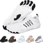 Hike Barefoot Water Shoes for Women Men Footwear, Quick Dry Wide Toe Box Pro Beach Swim Athletic Sports Shoes, Non-Slip Lightweight Aqua Shoe for Pool Hiking Walking Kayaking Diving Surfing